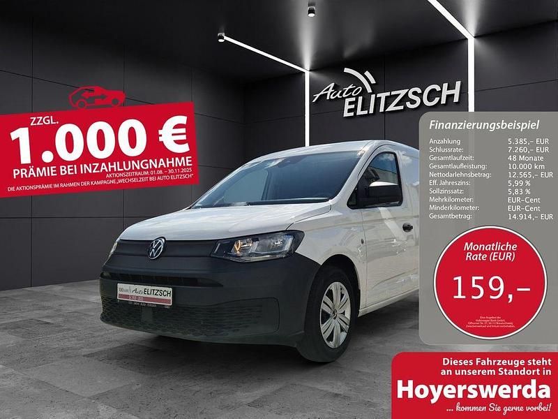 Candyweiß Gebraucht 2021 VW Caddy Van / Kleinbus | 17.950 € (Guter Preis) - Bild 1/3