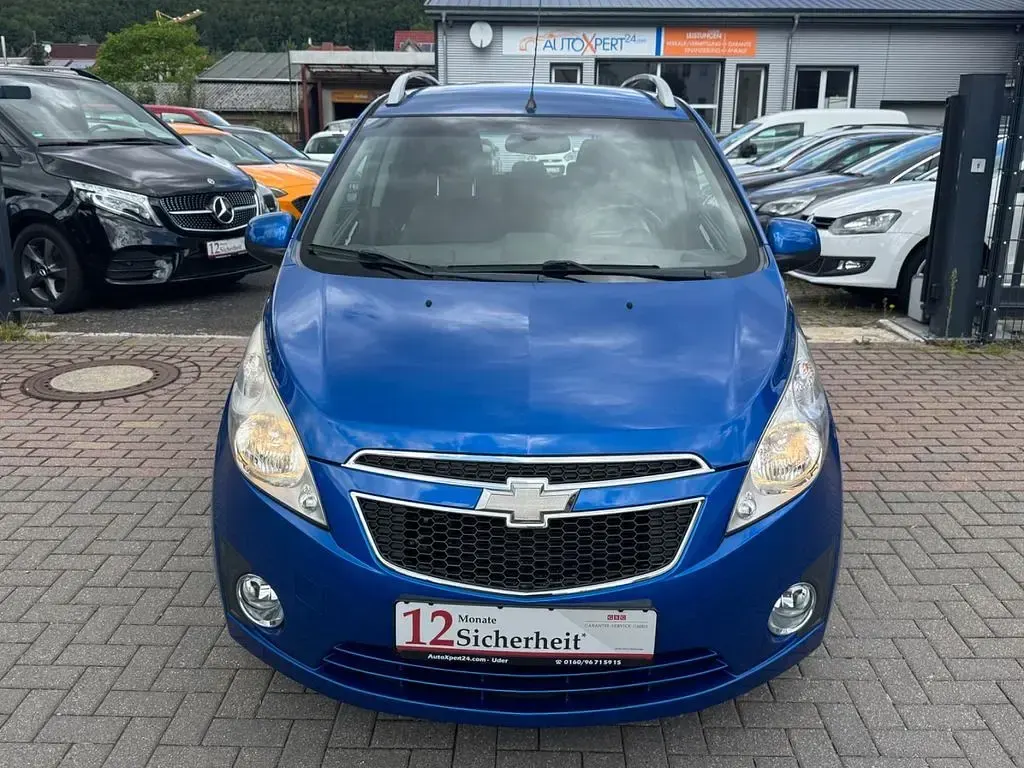 Gebraucht Chevrolet Spark LS 82 PS (60 kW) 2012 Blau Kleinwagen