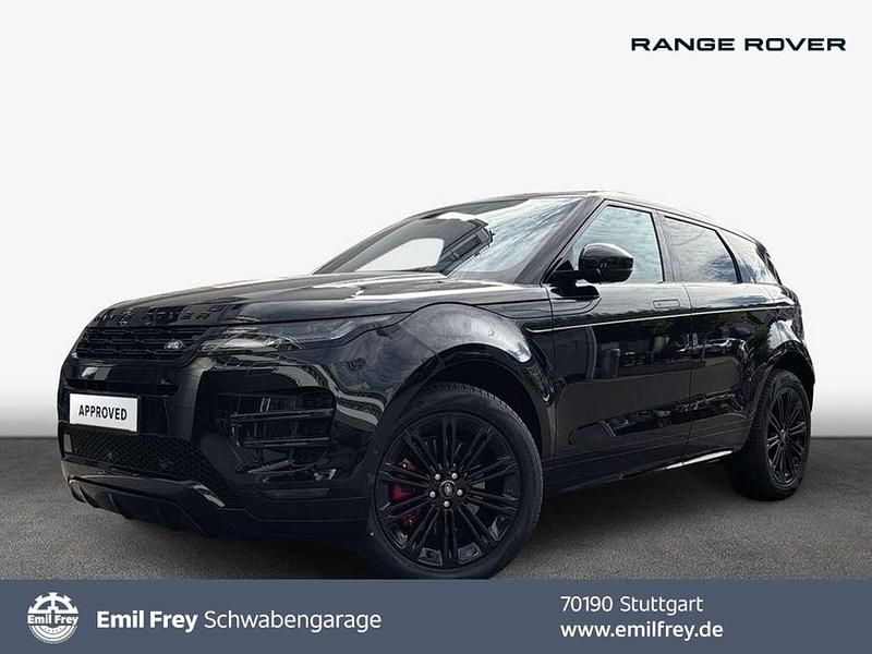 Santorini black metallic Neu 2024 Land Rover Range Rover evoque SE Dynamic SUV | 51.990 € (Guter Preis) - Bild 1/4