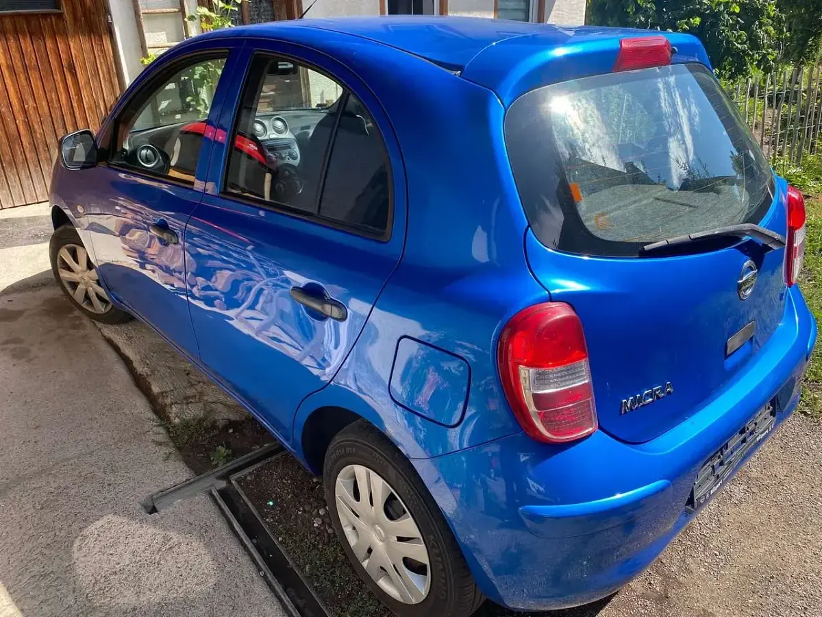 Gebraucht Nissan Micra Visia 80 PS (58 kW) 2012 Blau Kleinwagen