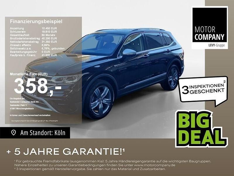 Schwarz Gebraucht 2024 VW Tiguan Allspace Elegance SUV | 41.800 € (Fairer Preis) - Bild 1/4