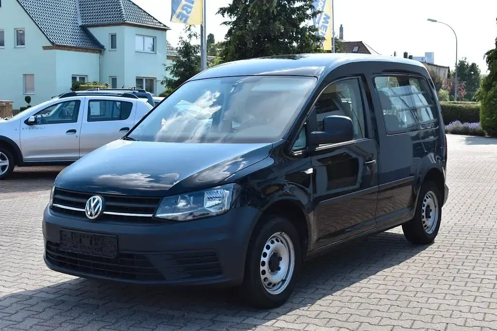 Gebraucht VW Caddy 84 PS (61 kW) 2019 Schwarz Van / Kleinbus