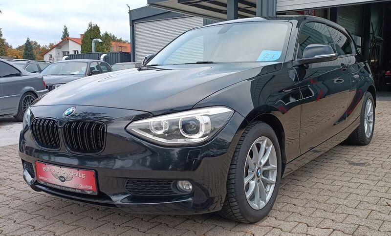 Schwarz Gebraucht 2014 BMW 116 Advantage Kleinwagen | 11.490 € (Etwas zu teuer) - Bild 1/4