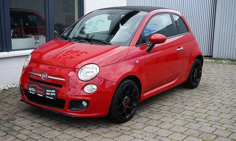 Rot Gebraucht 2014 Fiat 500S Sport Cabrio | 5.990 € - Bild 1/4