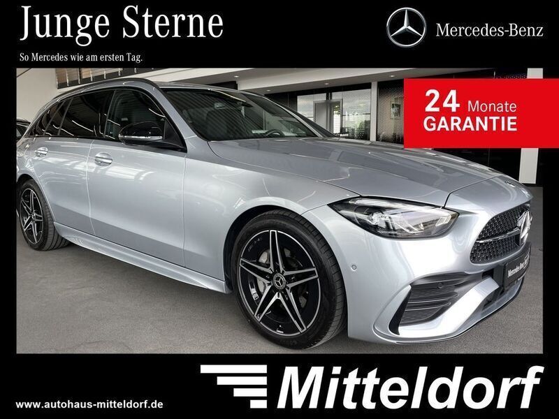 Silber Gebraucht 2024 Mercedes C300 Advanced Plus Kombi | 45.880 € (Fairer Preis) - Bild 1/4