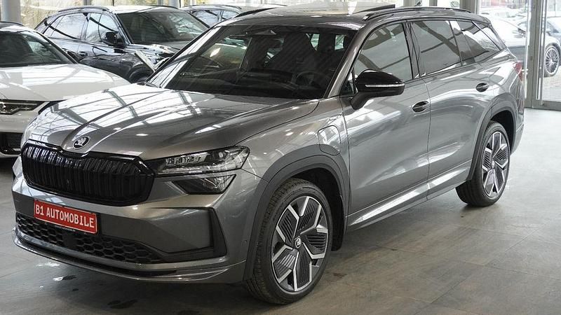 Grau Gebraucht 2024 Skoda Kodiaq SportLine SUV | 51.891 € (Fairer Preis) - Bild 1/4