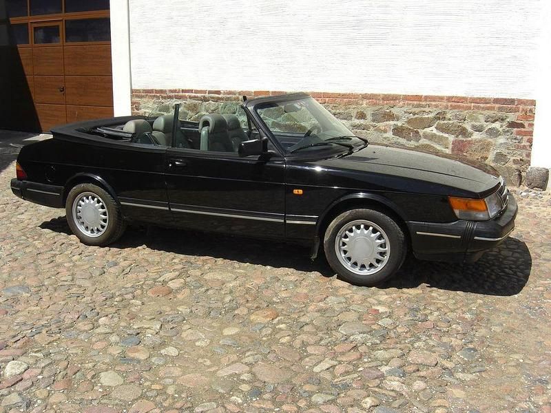 Schwarz Gebraucht 1993 Saab 900 Cabriolet Cabrio | 9.800 € - Bild 1/4