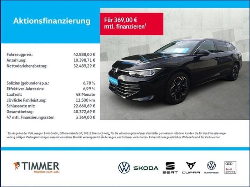 Gebraucht VW Passat Elegance 150 PS (110 kW) 2024 Schwarz Kombi