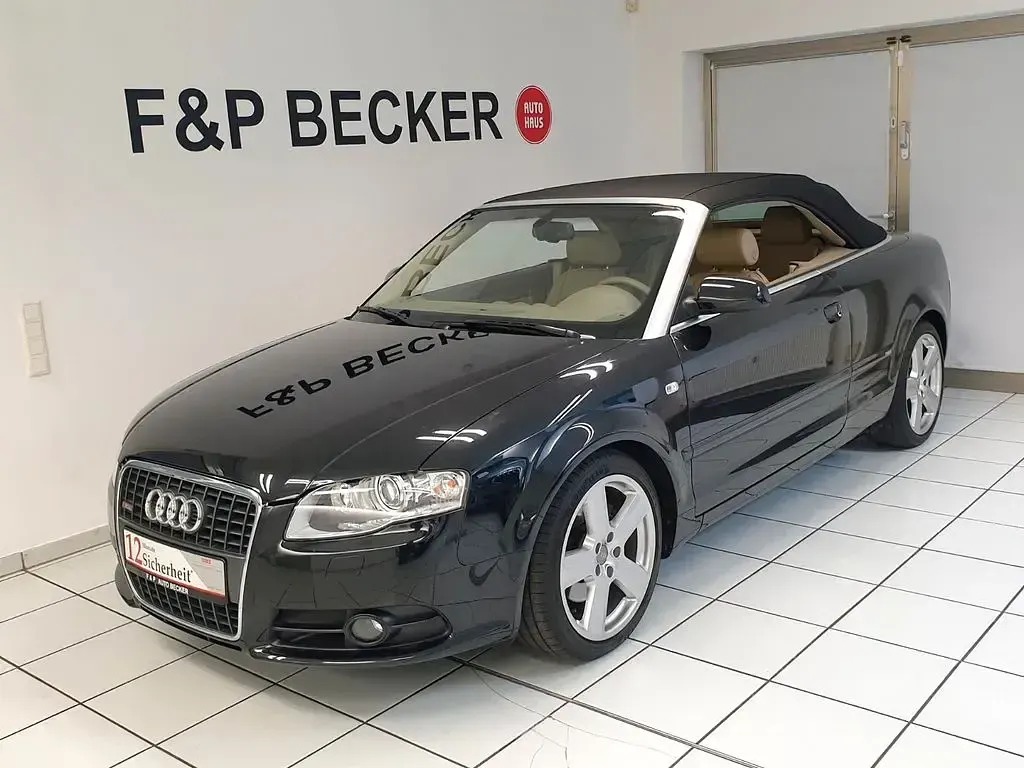 Gebraucht Audi A4 Cabriolet S-Line 163 PS (119 kW) 2008 Phantomschwarz Cabrio