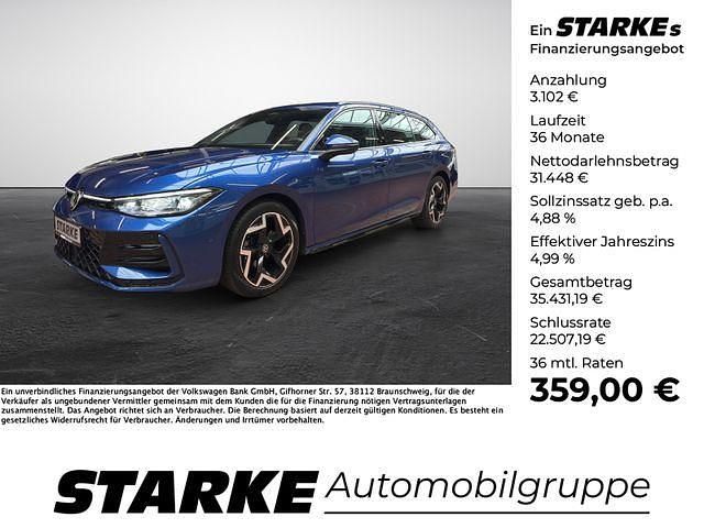 Schwarz Gebraucht 2024 VW Passat R-line Kombi | 34.850 € (Guter Preis) - Bild 1/4