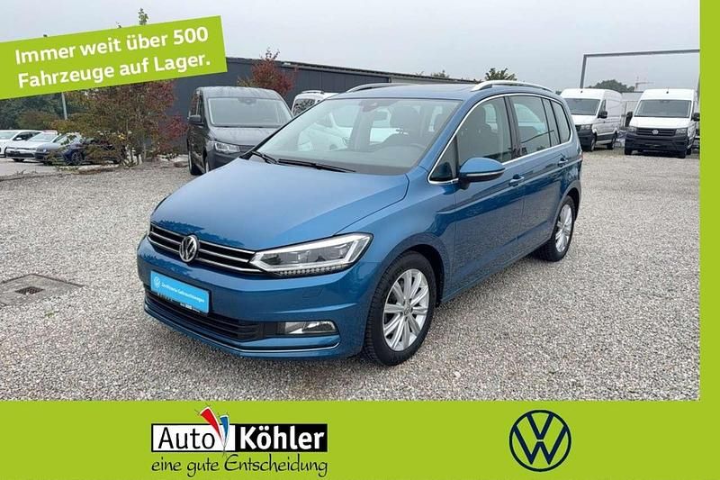 Caribbean blue Gebraucht 2017 VW Touran Highline Van / Kleinbus | 18.480 € (Guter Preis) - Bild 1/3