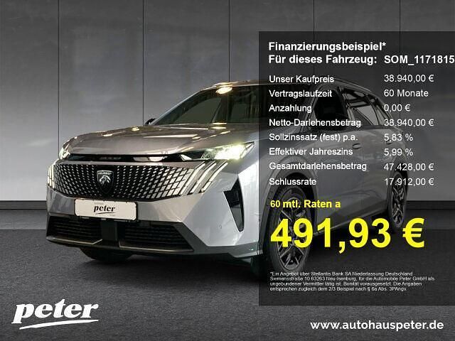 Met. artense grau Gebraucht 2025 Peugeot 5008 Allure Van / Kleinbus | 38.940 € (Superpreis) - Bild 1/4