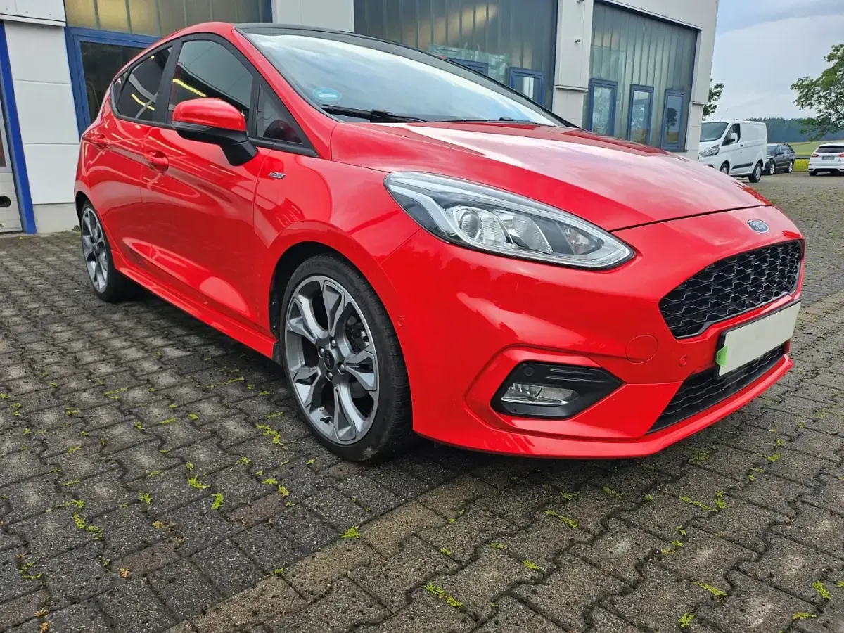 Gebraucht Ford Fiesta ST-Line X 125 PS (91 kW) 2021 Racerot (rot) Kleinwagen