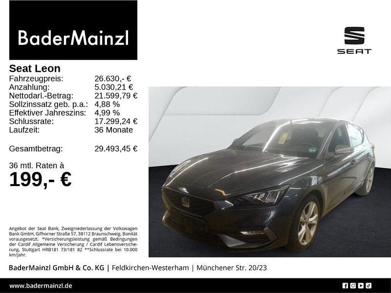 Magnetic grau metallic Gebraucht 2025 Seat Leon FR Limousine | 26.630 € (Guter Preis) - Bild 1/3