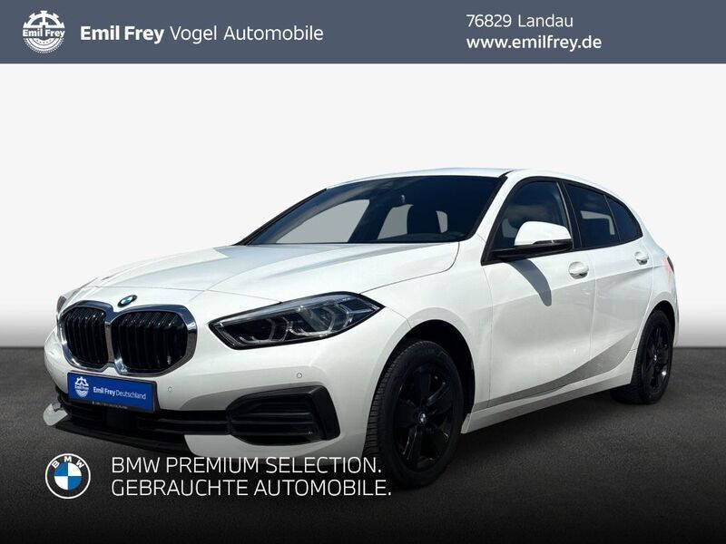 Weiß Gebraucht 2021 BMW 118 Advantage Kleinwagen | 21.110 € (Fairer Preis) - Bild 1/3