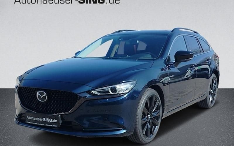 Deep crystal blue Gebraucht 2025 Mazda 6 Homura-Line Kombi | 35.190 € (Fairer Preis) - Bild 1/4