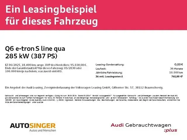 Second-hand Audi e-tron S-Line 284 kW (387 CP) 2025 SUV