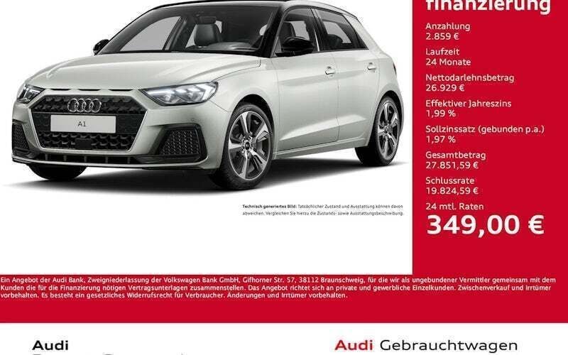 Tausilber metallic Gebraucht 2024 Audi A1 Sportback Advanced Plus Kleinwagen | 29.788 € (Fairer Preis) - Bild 1/3