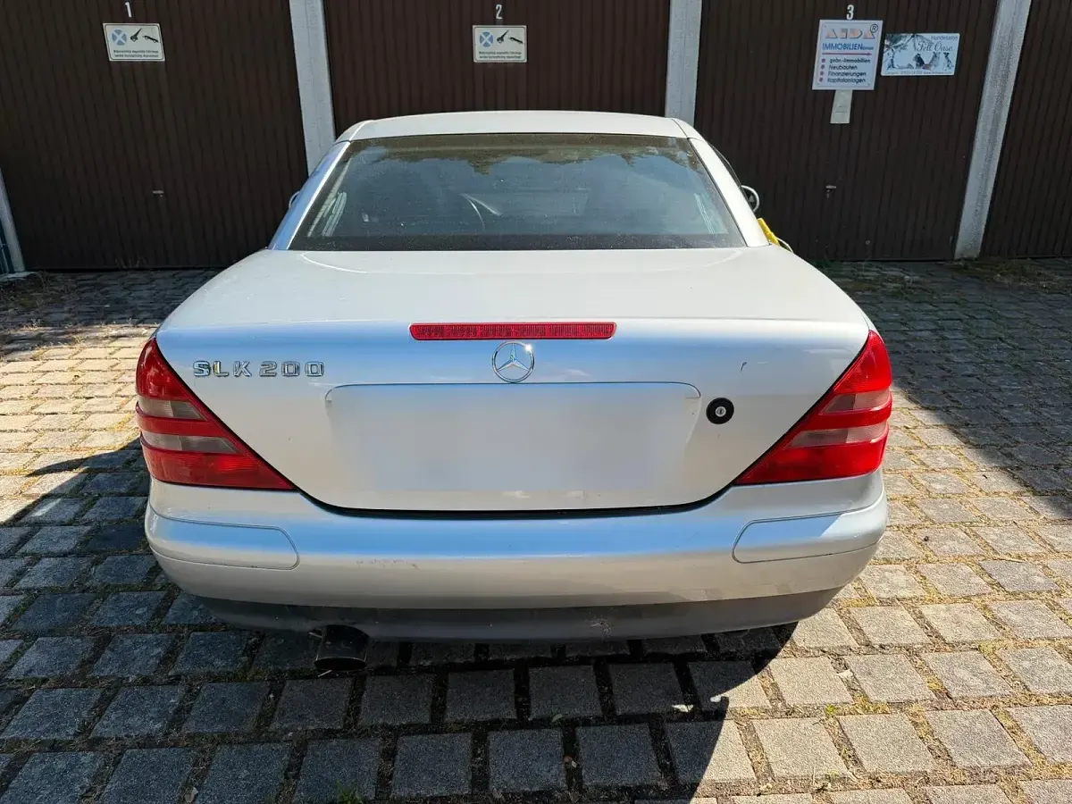 Gebraucht Mercedes SLK200 136 PS (100 kW) 1997 Silber Cabrio