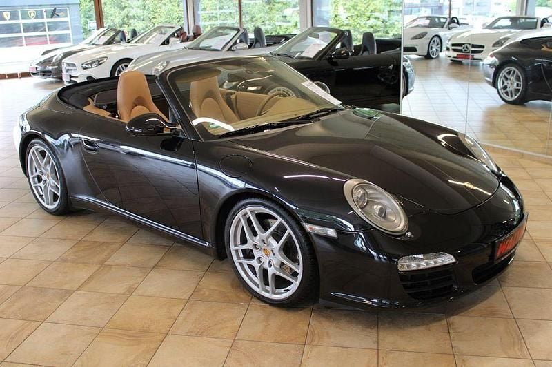 Schwarz Gebraucht 2009 Porsche 911 Carrera Cabriolet Cabrio | 56.800 € (Fairer Preis) - Bild 1/4