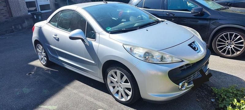 Silber Gebraucht 2008 Peugeot 207 CC Sport Cabrio | 2.200 € (Superpreis) - Bild 1/4
