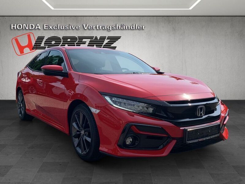 Gebraucht Honda Civic Elegance 126 PS (92 kW) 2021 Rot Limousine