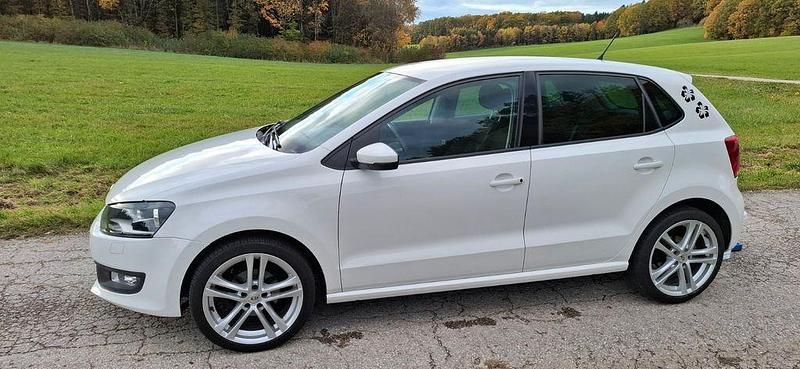 Gebraucht VW Polo Highline 86 PS (63 kW) 2009 Weiß Kleinwagen