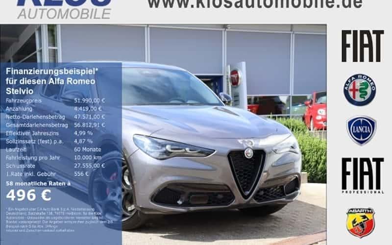Grau Gebraucht 2025 Alfa Romeo Stelvio Veloce SUV | 51.990 € - Bild 1/4