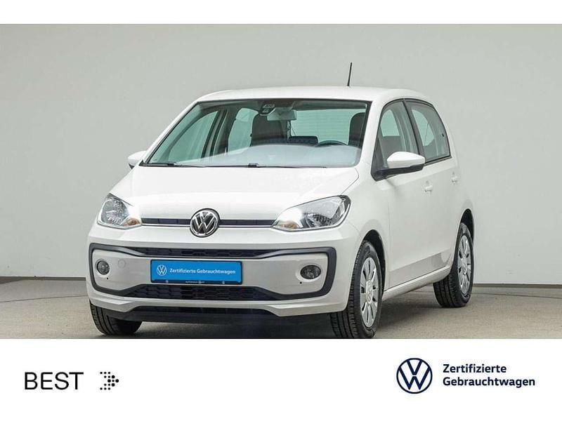Weiß Gebraucht 2020 VW up! move up! Kleinwagen | 10.888 € (Guter Preis) - Bild 1/3