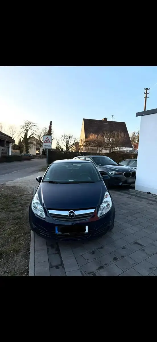Gebraucht Opel Corsa 60 PS (44 kW) 2009 Blau Kleinwagen