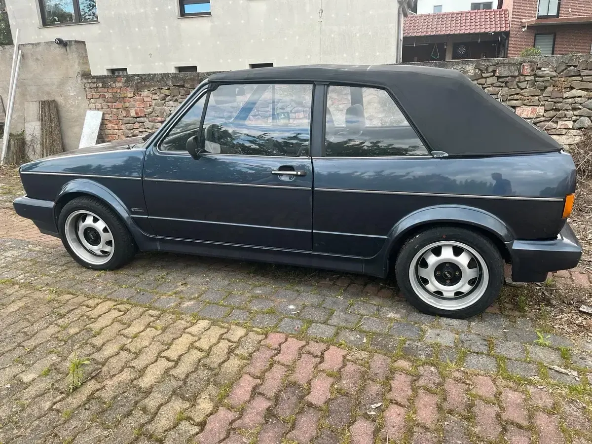 Gebraucht VW Golf Cabriolet 72 PS (52 kW) 1988 Blau Cabrio