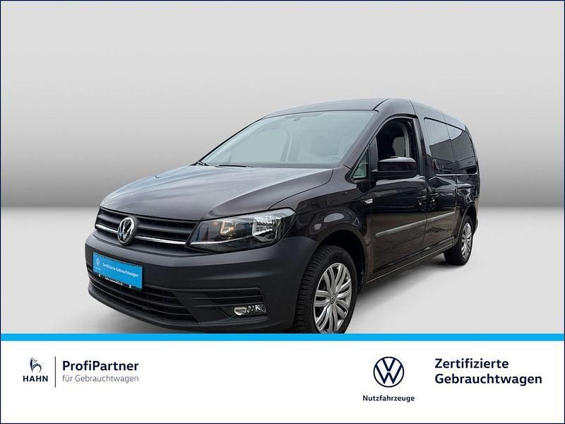 Schwarz Gebraucht 2018 VW Caddy Maxi Trendline Van / Kleinbus | 25.810 € - Bild 1/3