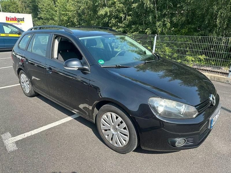 Schwarz Gebraucht 2009 VW Golf VI Comfortline Kombi | 3.850 € (Guter Preis) - Bild 1/4