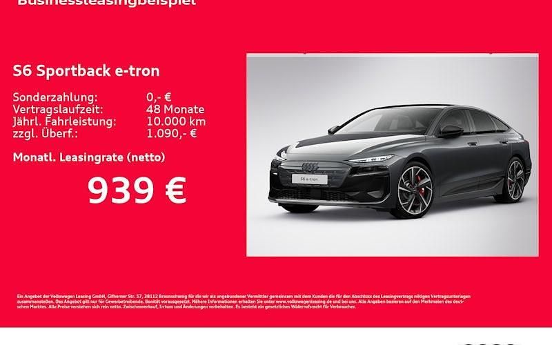 Neu Audi S6 e-tron Ambiente 405 kW (551 PS) 2025 Grau Limousine