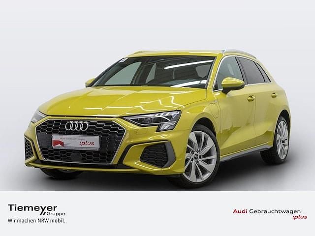 Pythongelb metallic Gebraucht 2024 Audi A3 Sportback e-tron S-Line Limousine | 34.280 € (Etwas zu teuer) - Bild 1/4