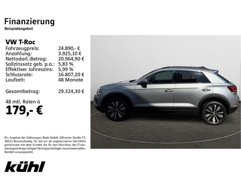 Gebraucht VW T-Roc Move 116 PS (85 kW) 2024 Pyritsilber metallic SUV