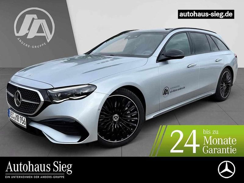 Hightech silber Gebraucht 2025 Mercedes E220 AMG Kombi | 62.350 € - Bild 1/3