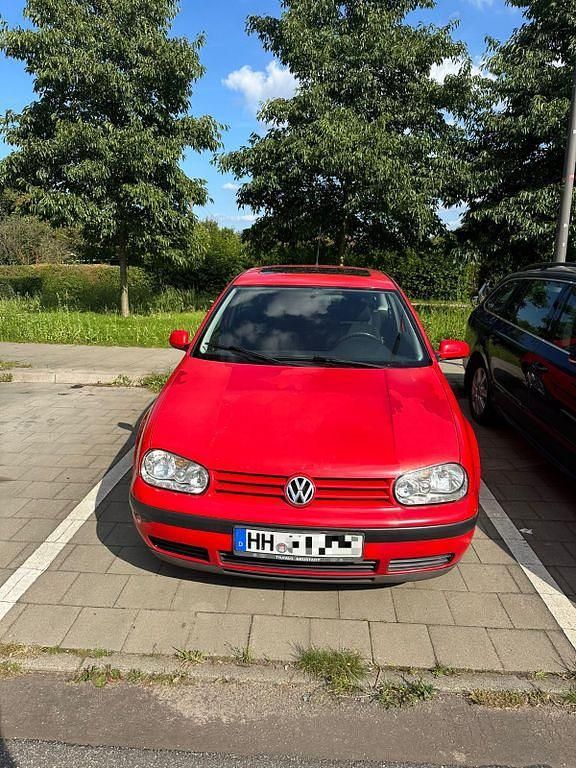 Rot Gebraucht 1999 VW Golf IV Basis Kleinwagen | 1.050 € (Fairer Preis) - Bild 1/4