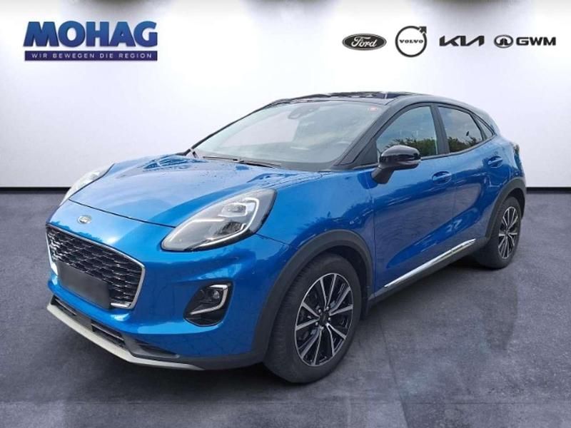 Blau Gebraucht 2021 Ford Puma Gen-E Titanium X SUV | 18.990 € - Bild 1/4