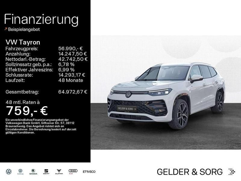 Weiß Gebraucht 2025 VW Tayron R-line SUV | 56.990 € (Superpreis) - Bild 1/2