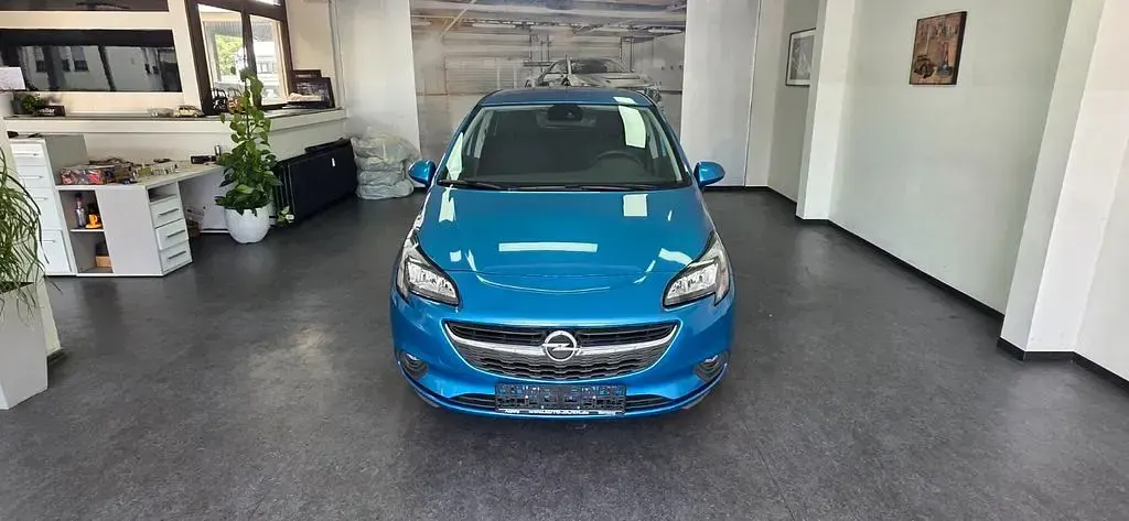Gebraucht Opel Corsa drive 90 PS (66 kW) 2016 Blau Kleinwagen