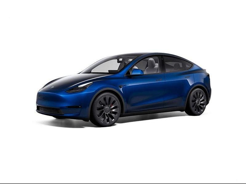Blau Neu 2025 Tesla Model Y Performance SUV | 49.400 € - Bild 1/4