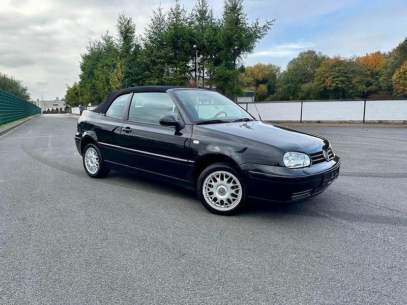 Schwarz Gebraucht 2000 VW Golf Cabriolet Karmann Cabrio | 7.450 € - Bild 1/4
