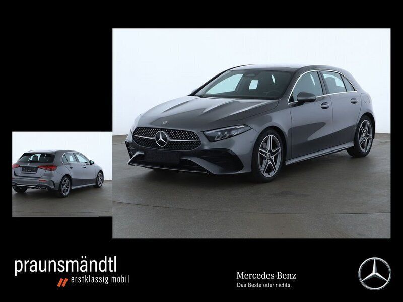 lack mountaingrau Gebraucht 2024 Mercedes A200 Advanced Plus Limousine | 32.900 € (Etwas zu teuer) - Bild 1/4