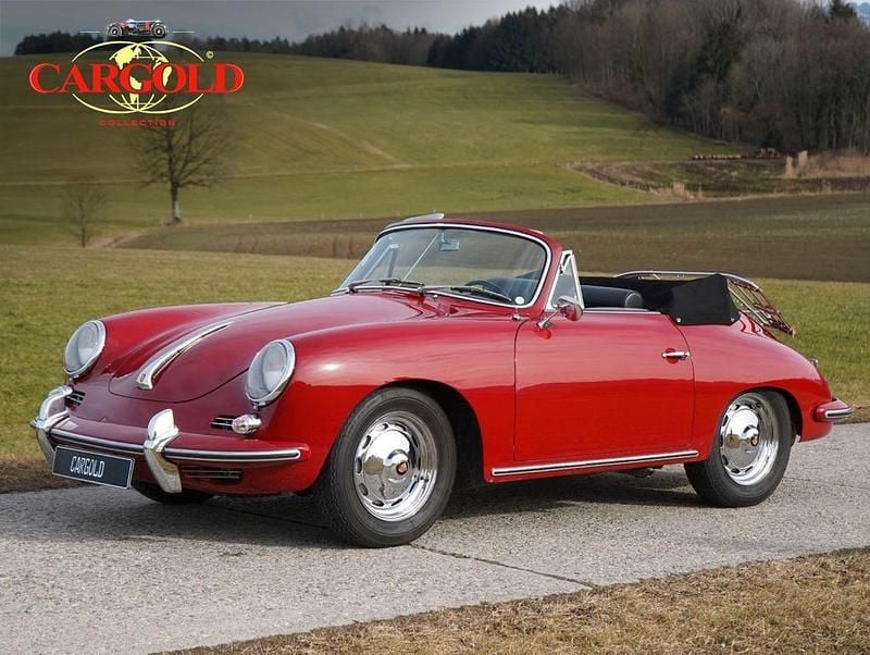 Rot Gebraucht 1962 Porsche 356 Cabrio | 189.500 € - Bild 1/4