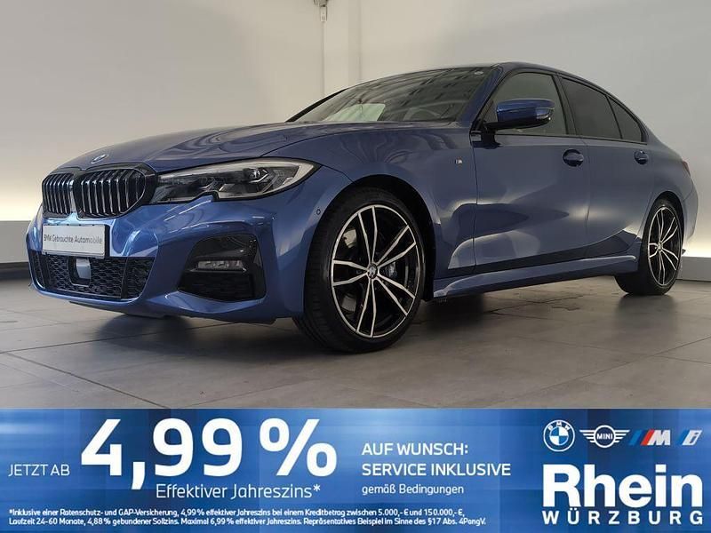 Portimaoblau metallic Gebraucht 2021 BMW 320 M Sport Limousine | 36.650 € (Fairer Preis) - Bild 1/4