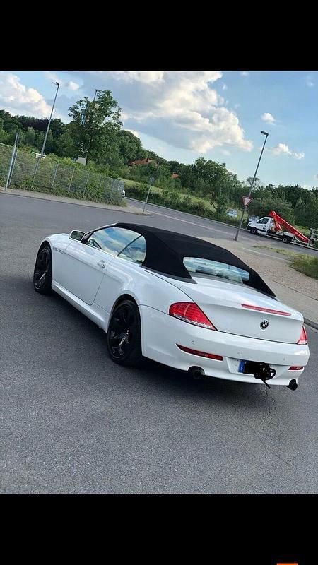 Weiß Gebraucht 2008 BMW 635 Cabriolet Cabrio | 16.500 € (Superpreis) - Bild 1/4