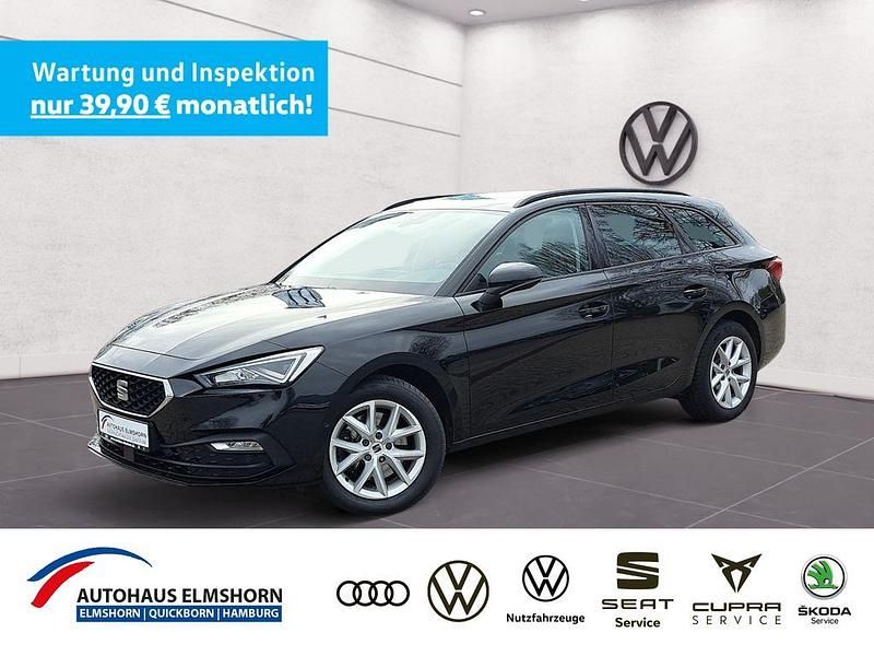 Gebraucht Seat Leon Style 150 PS (110 kW) 2022 Midnight schwarz metallic Kombi