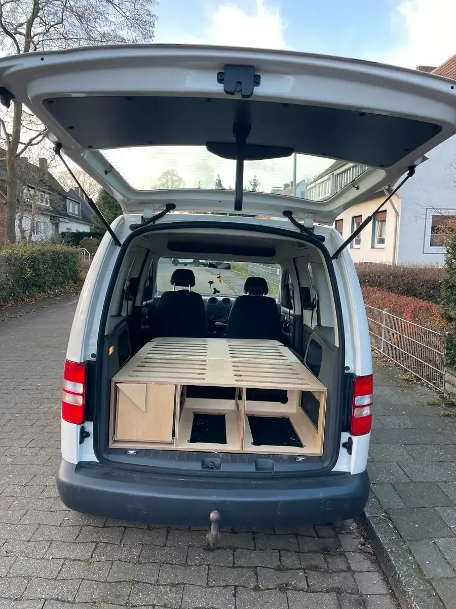 Gebraucht VW Caddy 70 PS (51 kW) 2013 Weiß Van / Kleinbus