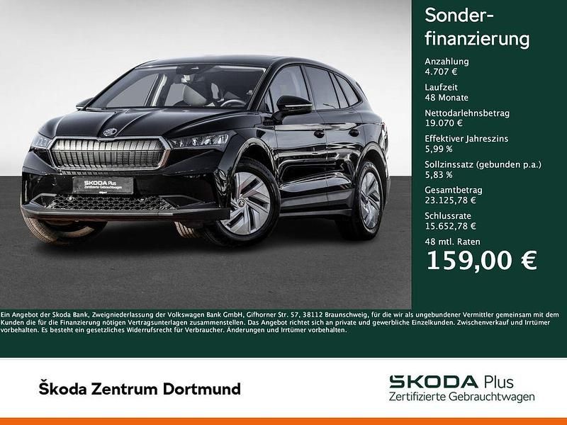 Schwarz Gebraucht 2023 Skoda Enyaq iV Loft SUV | 23.777 € (Superpreis) - Bild 1/3